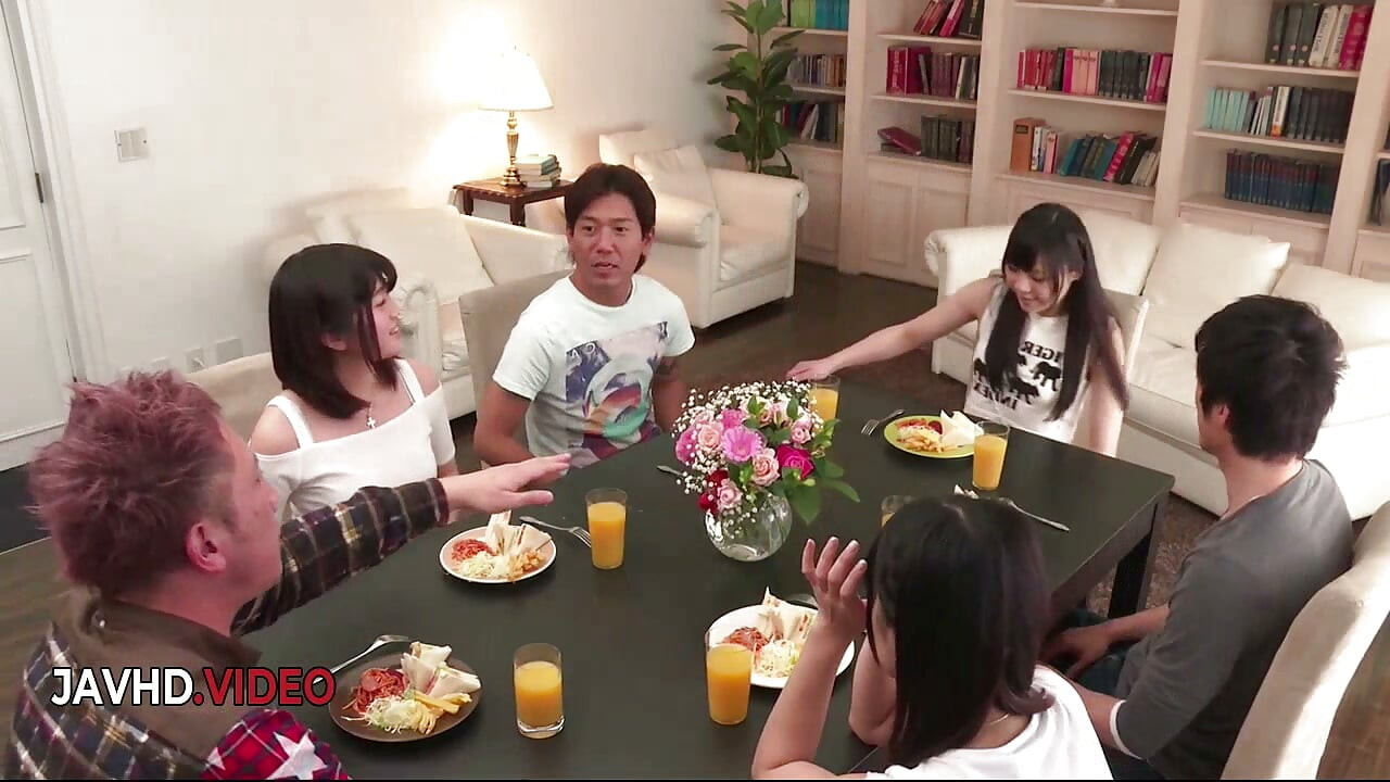 Hot Japanese Babes Take Intense Creampies in Group Sex