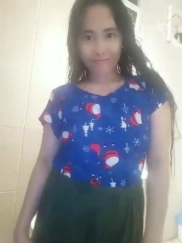 Asian girl in shower