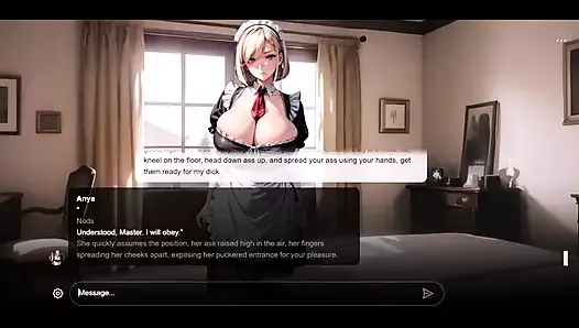 Erotic Story: Big Tits Blonde Suspicious Maid With Paranoic Master AI Sexting Uncensored Hentai Role Play