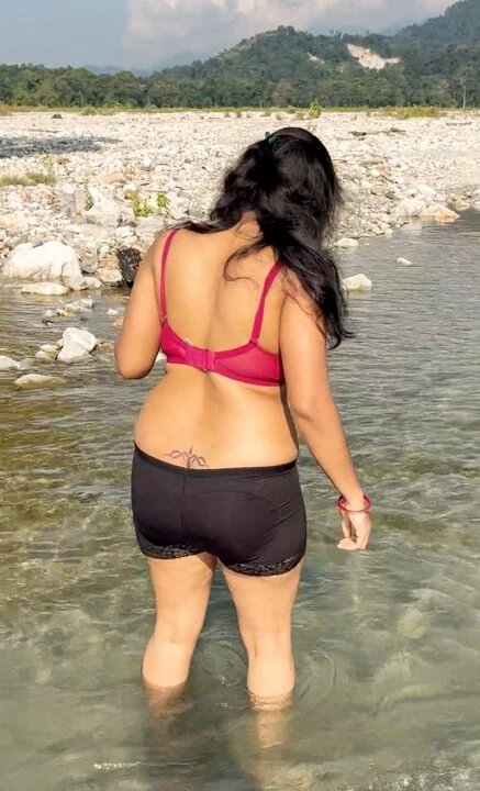 Outdoor dare in nature.