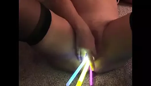 Sexy Glow Stick Slut
