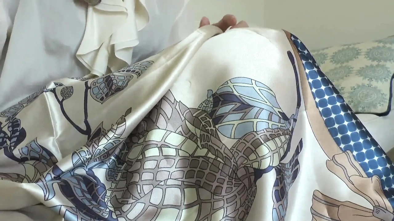 My New Satin Scarf Makes You Want to Cum and Weak, Scarf JOI, Lady Victoria Valente