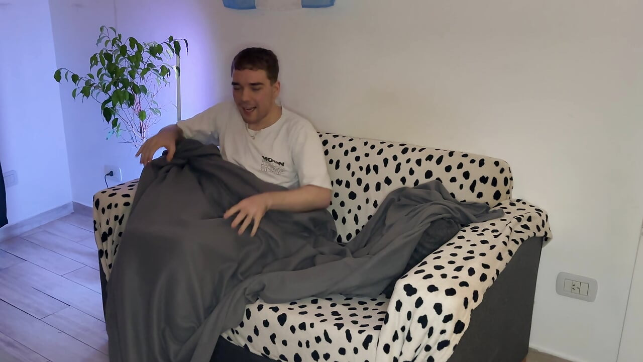Horny Teen Jerking off to Seduce Step-bro Into Hard Rough Sex