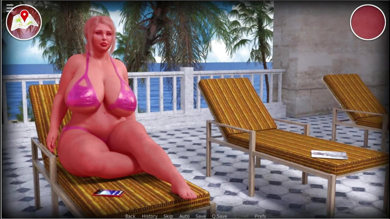 Fat Sluts On The Sun - Game Guy Fucks Milf On The Beach With Big Tits Girlfriend Swallows His Cum