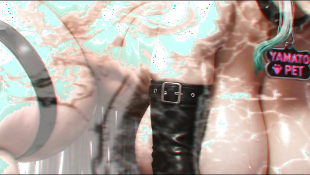 Ahegao Yamato健身房奴隶 - 巨大的胸部弹跳和大屁股崇拜
