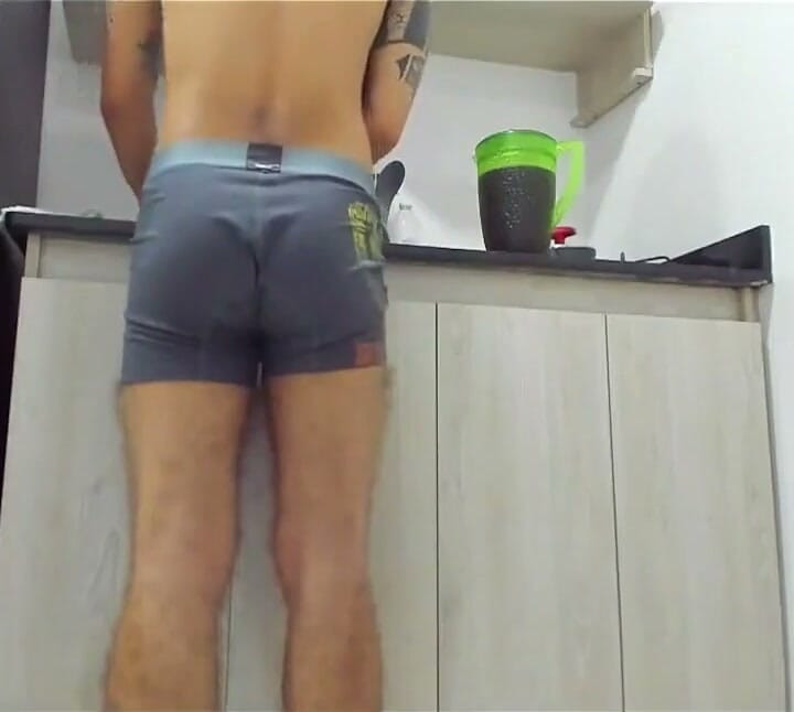 This Horny Handsome Colombian Man Is in the Kitchen