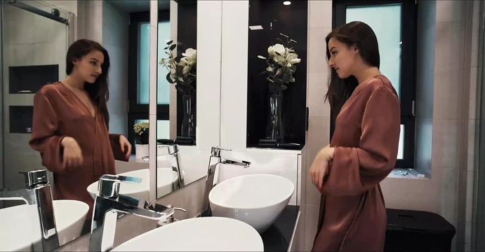 Parasited - Amirah Fucks the hell out of Clemence after been possessed by parasite creature in the shower