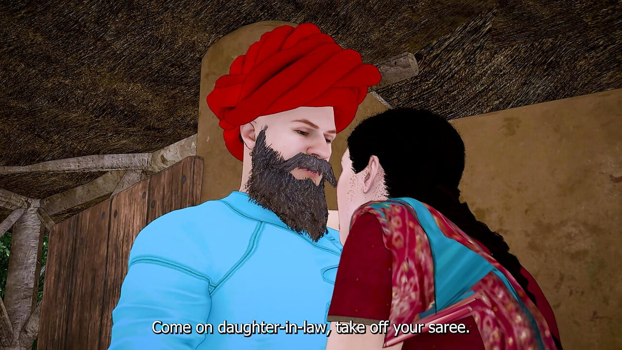 Un beau-père profite et baise sa belle-fille indienne Desi vigoureusement