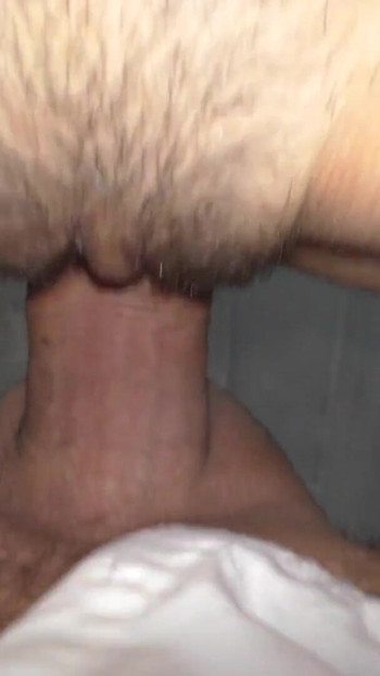 Powerful moment from "Slightly unshaven neighbor fucked in bathrobe - husband was working"