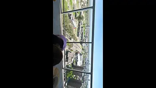 My Husband and I Had Fun in a Rented Apartment, Oral Sex on the Balcony Overlooking the Street, and Sex in the Bedroom.