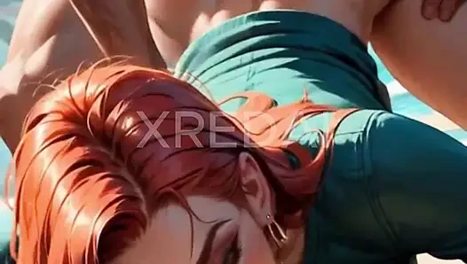 RUIVA MENGAMBIL FORTE DARI BELAKANG AI GENERATION VIDEO AI-Generated
