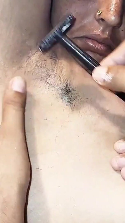 She like shaving by his boyfriend plus fucking | Clip 2