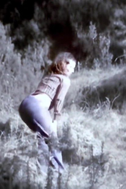 Tinna: horny amateur teen stripping in the woods