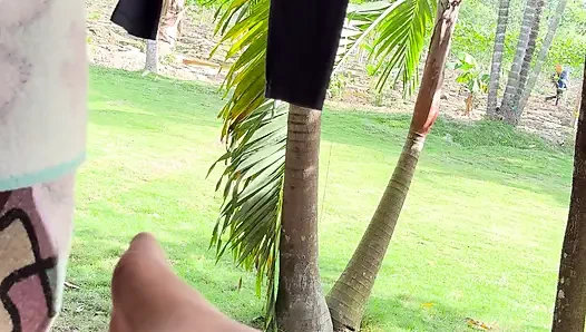 I Love Exhibitionism, It Excites Me a Lot to Jump on a Cock While There Are People Around