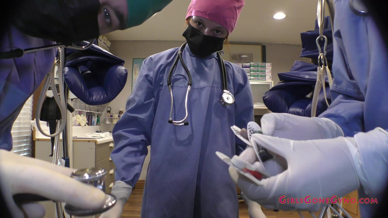 You Undergo "The Procedure" At Doctor Tampa, Nurse Jewel & Nurse Stacy Shepards Surgically Gloved Hands GirlsGoneGynoCom