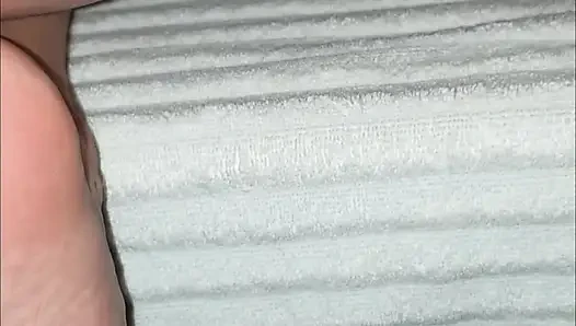 He Secretly Removed Condom and Filled My Pussy up with Cum on the Dinner Table