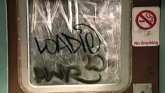 Runaway Slut Spreads Wide for Stranger Cock in Train