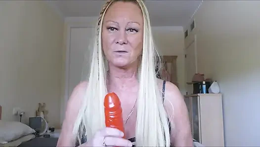 POV Simulated Cum in Mouth Dildo Blowjob & Handjob