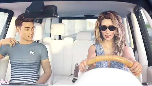 Istri dan ibu tiri ngentot di dalam mobil sama dyl