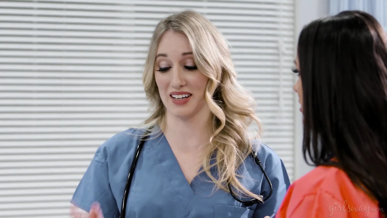 Girlsway - Optimistic Rookie Nurse Sofi Ryan Gives Extra Care to Jaded Doctor Riley Reyes