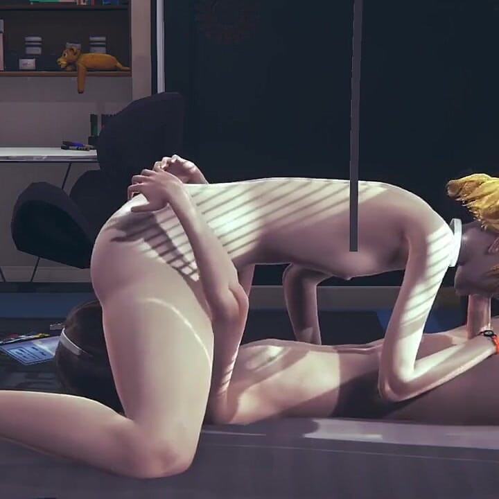 Yaoi Femboy - Fer Threesome Hardsex with 2 Boys