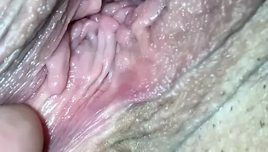 CLOSE UP PUSSY GAPING WITH EX WIFE