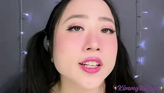 Güzel Asyalı yüzüne yakın mastürbasyon teşviki -asmr 31 talimatı