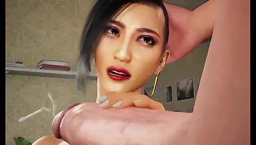 Große asiatische Brüste