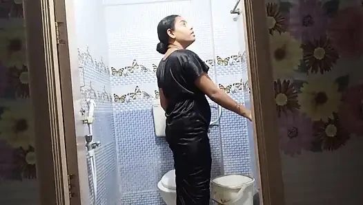 Indian Hot Wife Got Fucked While Taking Shower in Bathroom