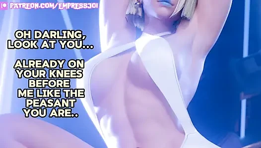 Femdom hentai JOI - pemujaan kaki emma yang sempurna