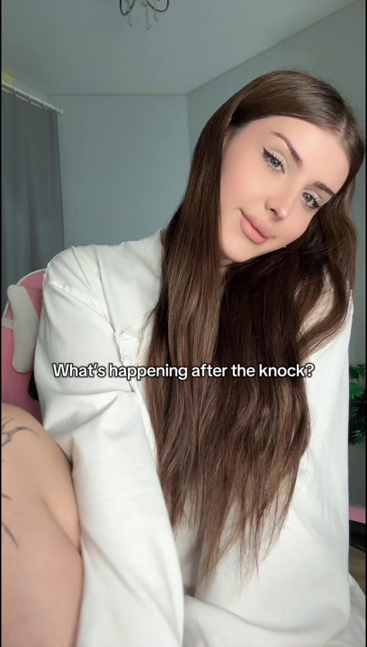 Make the trans girl's cock hard