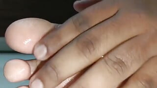 Λαδωμένο Solo Smooth Foot Fetish Tease