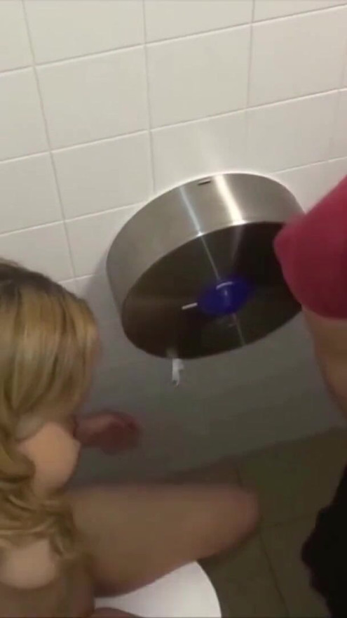 Caught and german college teens fuck on toilet at school | Clip 3