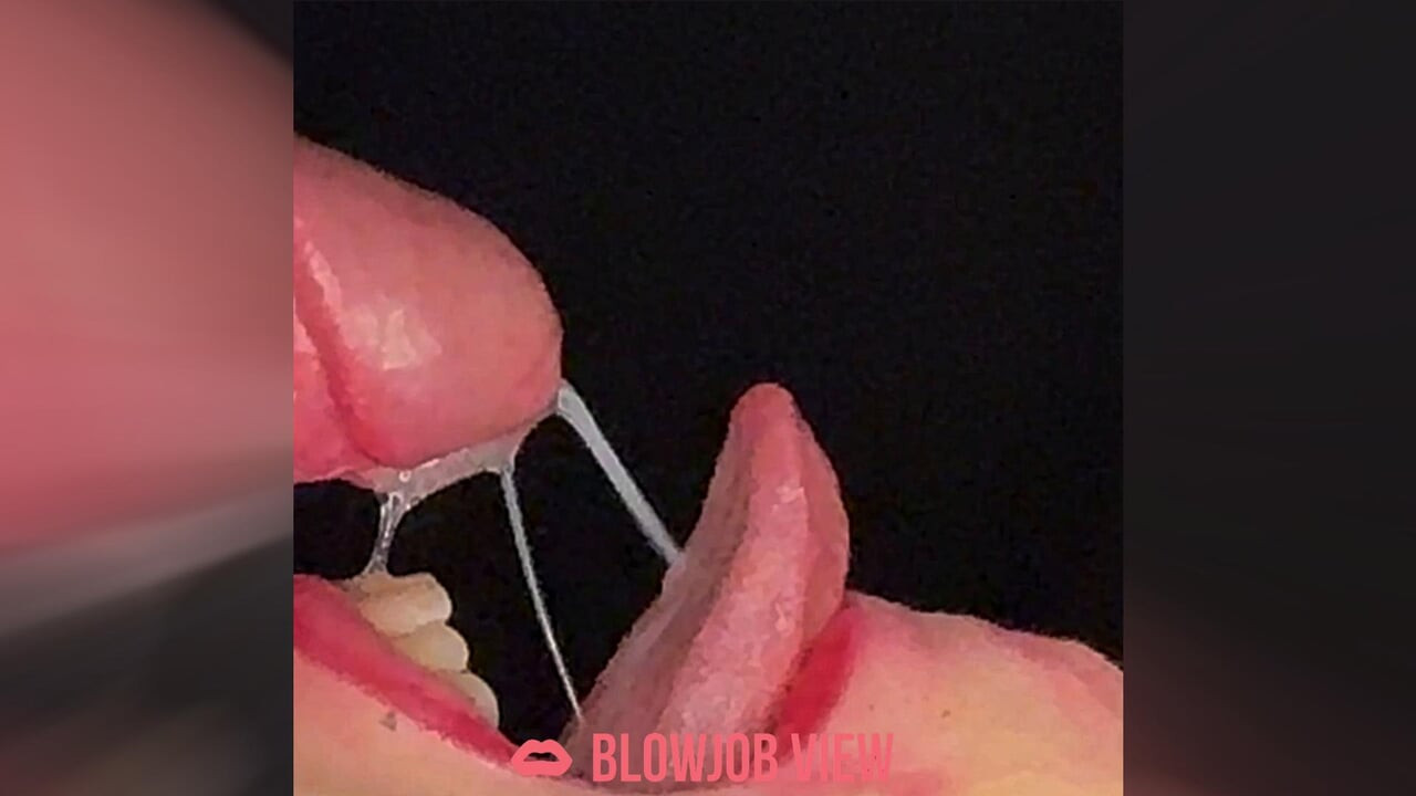 She sucks and licks my cock and I cum inside her deep throat Asmr