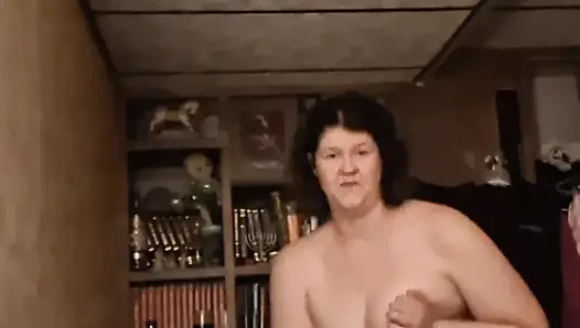Wilde heiße mama, solo-masturbation