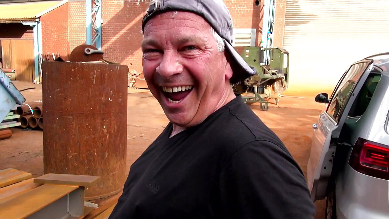 Sexy blonde with tattoos gets fucked in car and outdoor