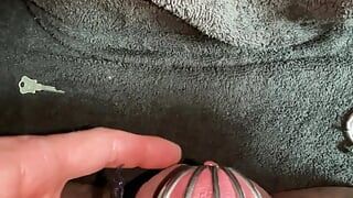 POV changing flat chastity with urethral plug to small chastity cage