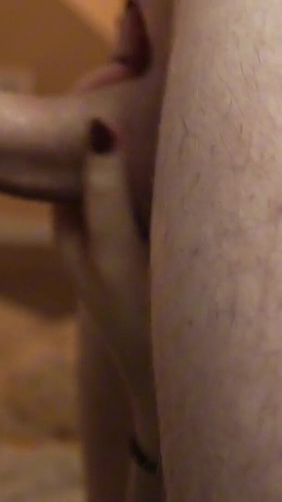 Mamada provocando que lentamente se convirtió en ella rogando por mi semen en su lengua | Clip 1