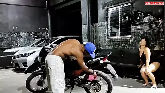 every day I will clean your bike until you give me shit
