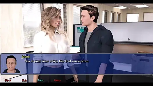 Ofisteki evli kadın bölüm 3: Stacy iş yerinde duşta kendisiyle oynadı