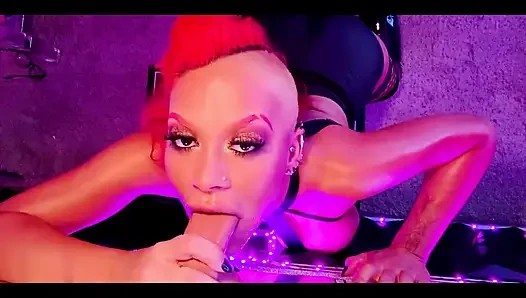 Ms. Red X Is a Face Fuck Addict