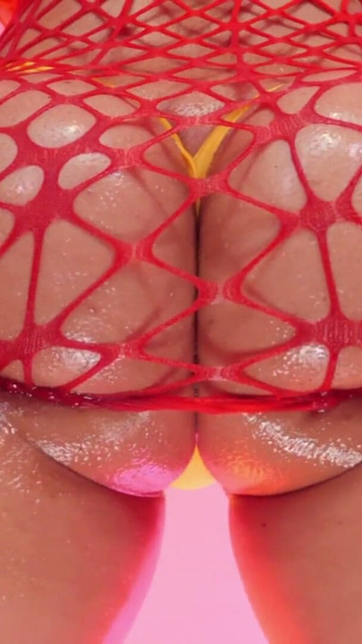 More Gooner Ass Fuel- Ebony Femdom Goddess Rosie Reed Oily Ass Worship For Addicted Gooners Fishnets Thongs Lingerie | Clip 1