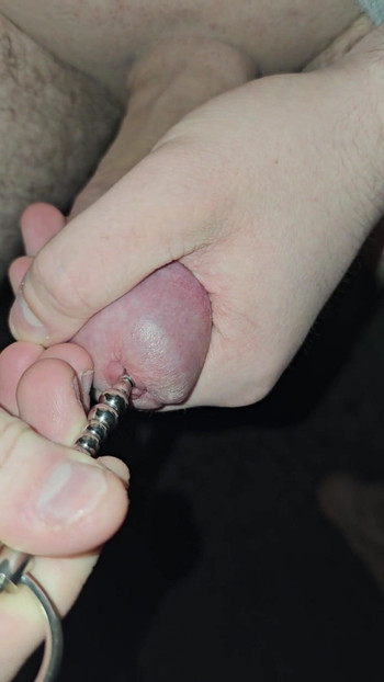 Iconic moment from "Compilation of different penis plugs and dilators in my urethra"