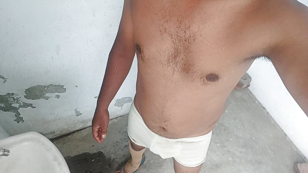 Waking up in the morning and massaging my penis.