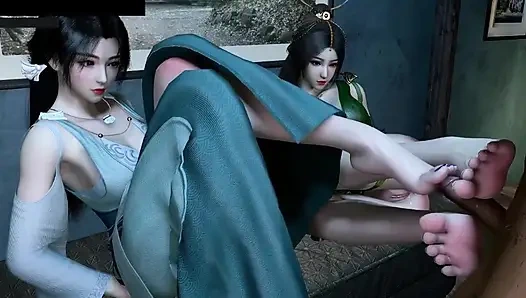 Temptress Goddess Glow: Virtual Curves - 3D Animation Hentai