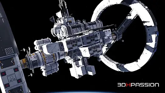 Sıfır g g ve anal orbital istasyonu japon echo geri boşalmadan önce uzayda sert sikiliyor