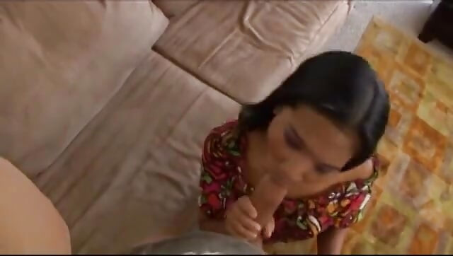 Slut opens wide and guy fucks her deep in her pussy lips
