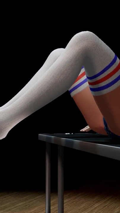 Zapanjujući trenutak iz "Long Socks Footjob with Gender Bender Chucky"