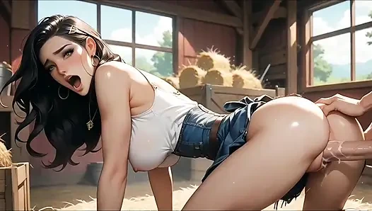 Mary, das cowgirl fickt in der scheune (PleasureSex16)