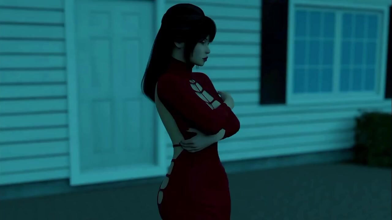 Beautiful Asian Girl Fuck Behind the House